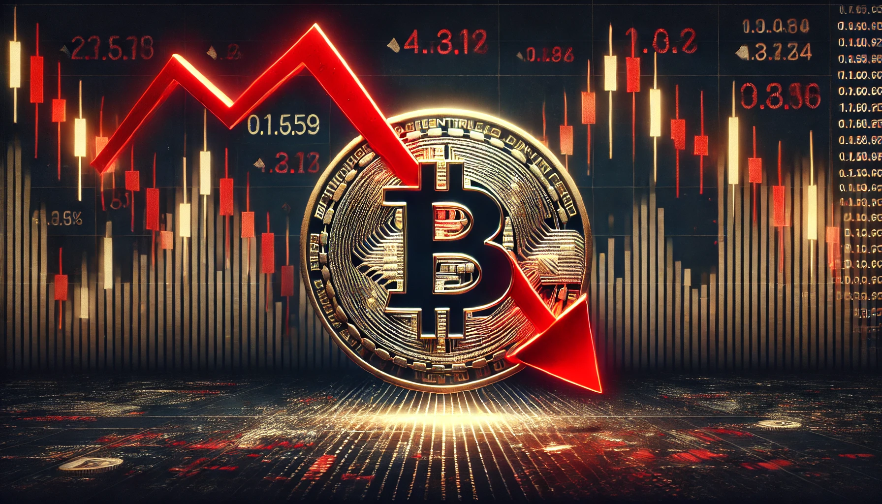 Fallender Bitcoin-Kurs