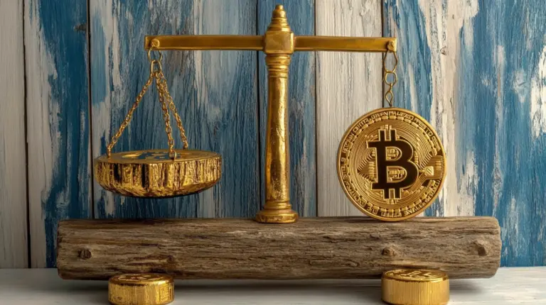 Bitcoin steht aktuell im Gleichgewicht