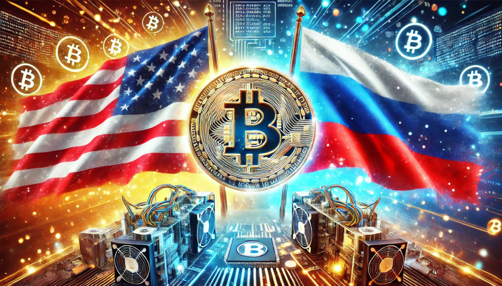 Bitcoin Mining USA Russland 