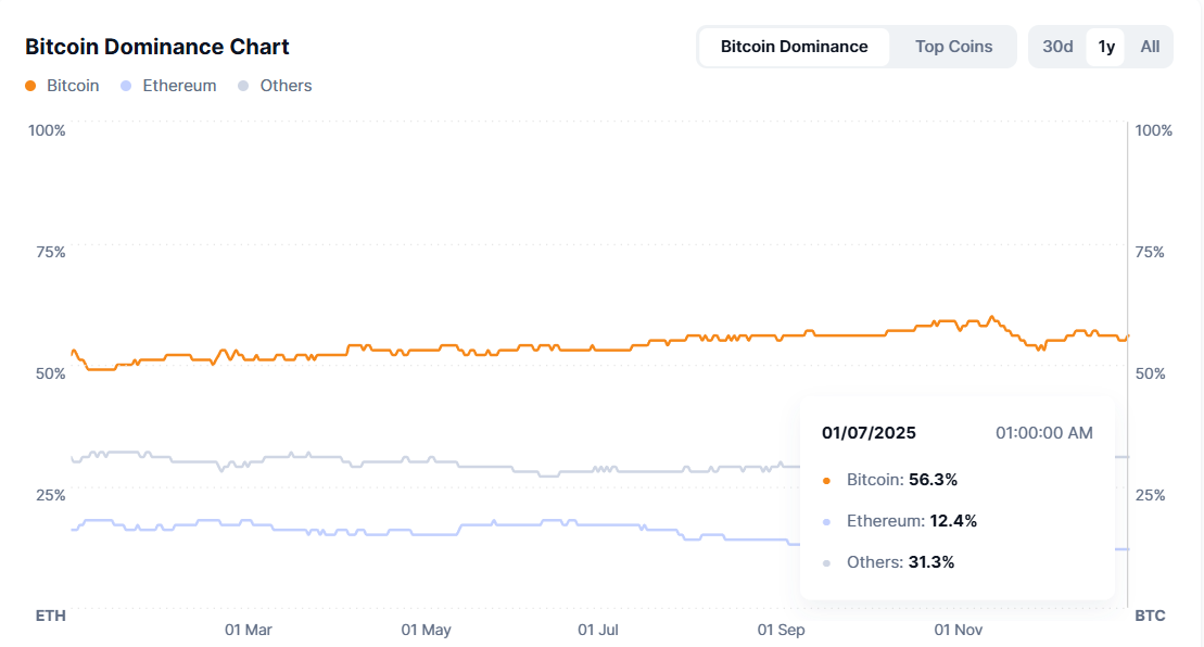 Bitcoin Dominanz 